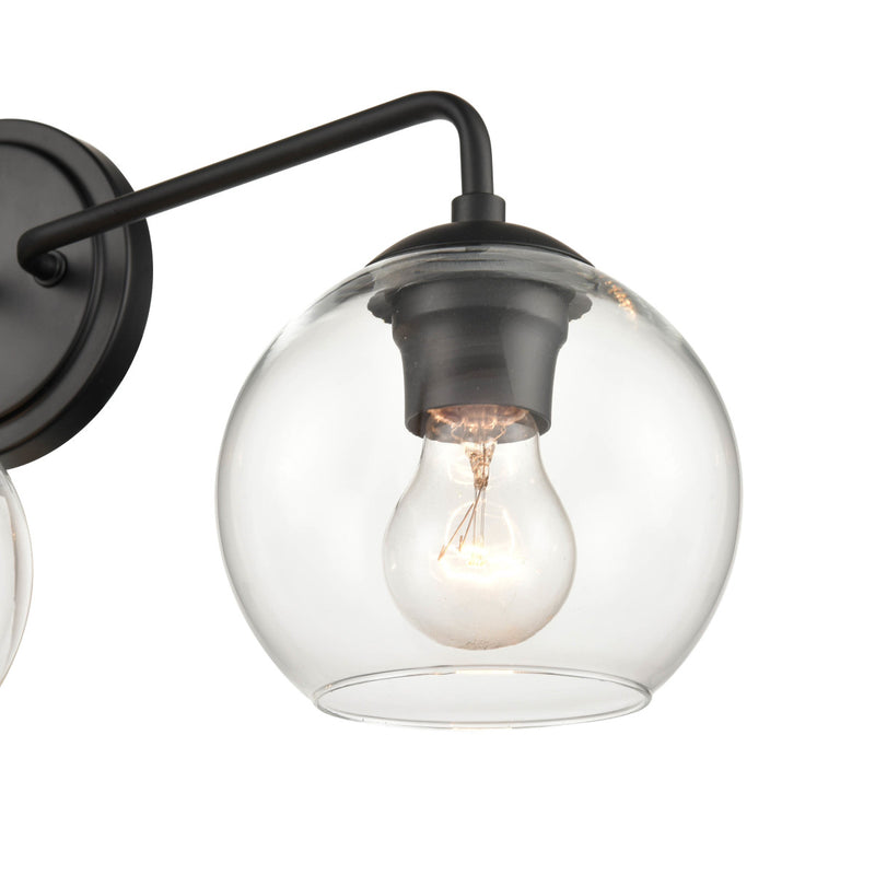 Millennium 9753-MB Three Light Vanity, Matte Black Alternate Image 2.jpg