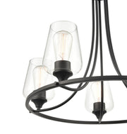 Millennium 9725-MB Ashford Five Light Chandelier, Matte Black Alternate Image.jpg