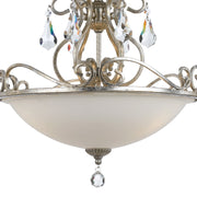 Crystorama 5010-OS-CL-S Ashton Three Light Semi Flush Mount Olde Silver Alternate Image.jpg