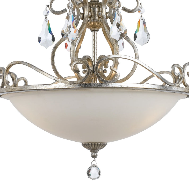 Crystorama 5010-OS-CL-S Ashton Three Light Semi Flush Mount Olde Silver Alternate Image.jpg