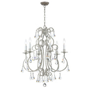 Crystorama 5016-OS-CL-S Ashton Six Light Chandelier Olde Silver Alternate Image.jpg
