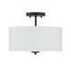 Shoppers Lighting SH60008MBK Charlotte Two Light Semi-Flush Mount, Matte Black Alternate Image 4.jpg