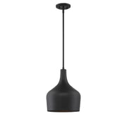 Shoppers Lighting SH70020MBK Valentina One Light Pendant, Matte Black Alternate Image 3.jpg