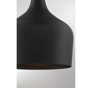 Shoppers Lighting SH70020MBK Valentina One Light Pendant, Matte Black Alternate Image.jpg