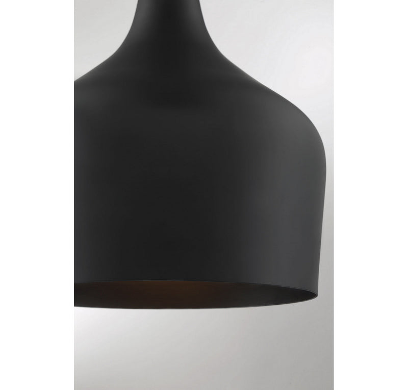 Shoppers Lighting SH70020MBK Valentina One Light Pendant, Matte Black Alternate Image.jpg