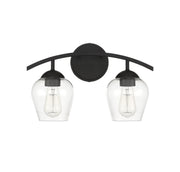 Shoppers Lighting SH80031MBK Lucy Two Light Bathroom Vanity Light, Matte Black Alternate Image.jpg