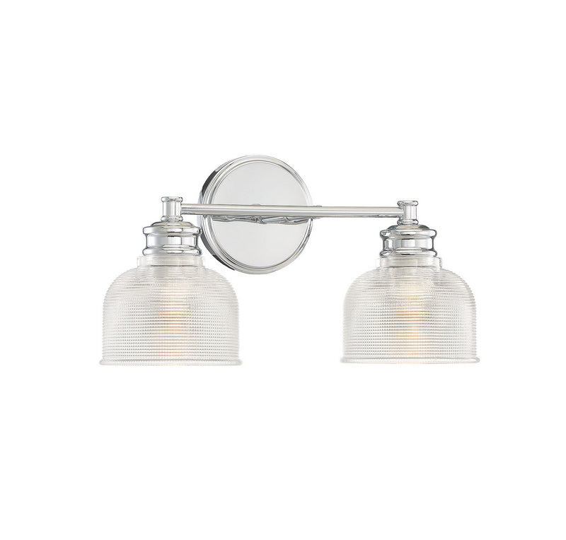 Shoppers Lighting SH80034CH Sarah Two Light Bathroom Vanity Light, Chrome Alternate Image 2.jpg