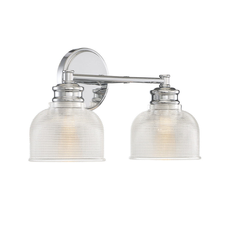 Shoppers Lighting SH80034CH Sarah Two Light Bathroom Vanity Light, Chrome Alternate Image 3.jpg
