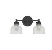Shoppers Lighting SH80034MBK Sarah Two Light Bathroom Vanity Light, Matte Black Alternate Image.jpg