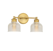 Shoppers Lighting SH80034NB Sarah Two Light Bathroom Vanity Light, Natural Brass Alternate Image 2.jpg