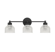 Shoppers Lighting SH80035MBK Sarah Three Light Bathroom Vanity Light, Matte Black Alternate Image.jpg