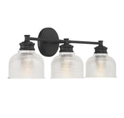 Shoppers Lighting SH80035MBK Sarah Three Light Bathroom Vanity Light, Matte Black Alternate Image 3.jpg