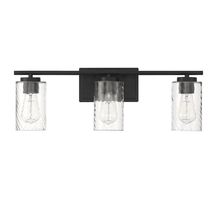 Shoppers Lighting SH80038MBK Alexandra Three Light Bathroom Vanity Light, Matte Black Alternate Image.jpg