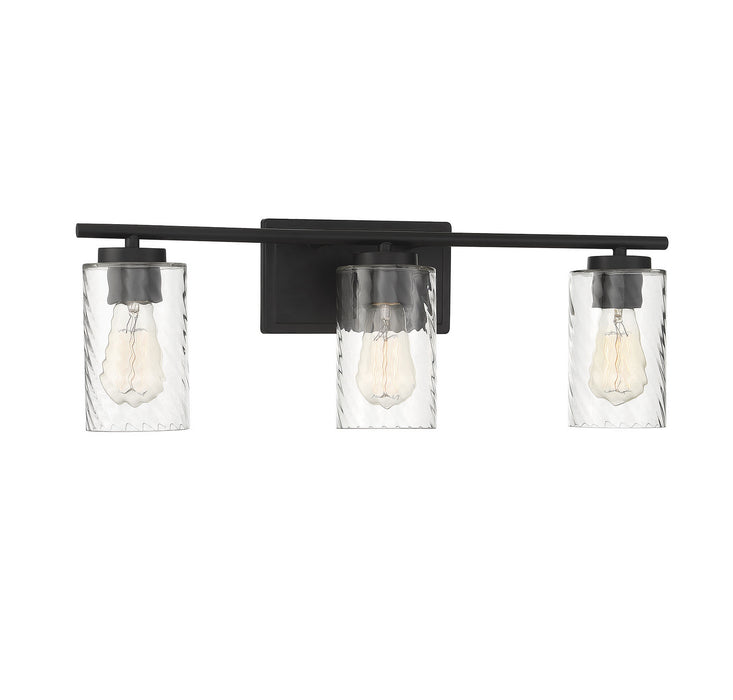 Shoppers Lighting SH80038MBK Alexandra Three Light Bathroom Vanity Light, Matte Black Alternate Image 2.jpg