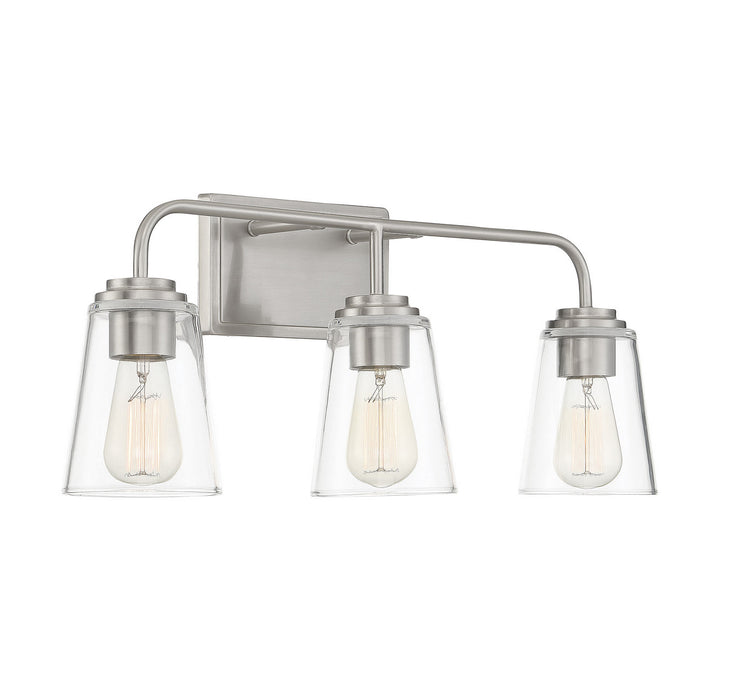 Shoppers Lighting SH80044BN Harper Three Light Bathroom Vanity Light, Brushed Nickel Alternate Image 3.jpg