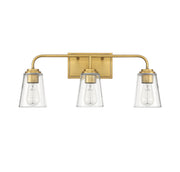Shoppers Lighting SH80044NB Harper Three Light Bathroom Vanity Light, Natural Brass Alternate Image.jpg