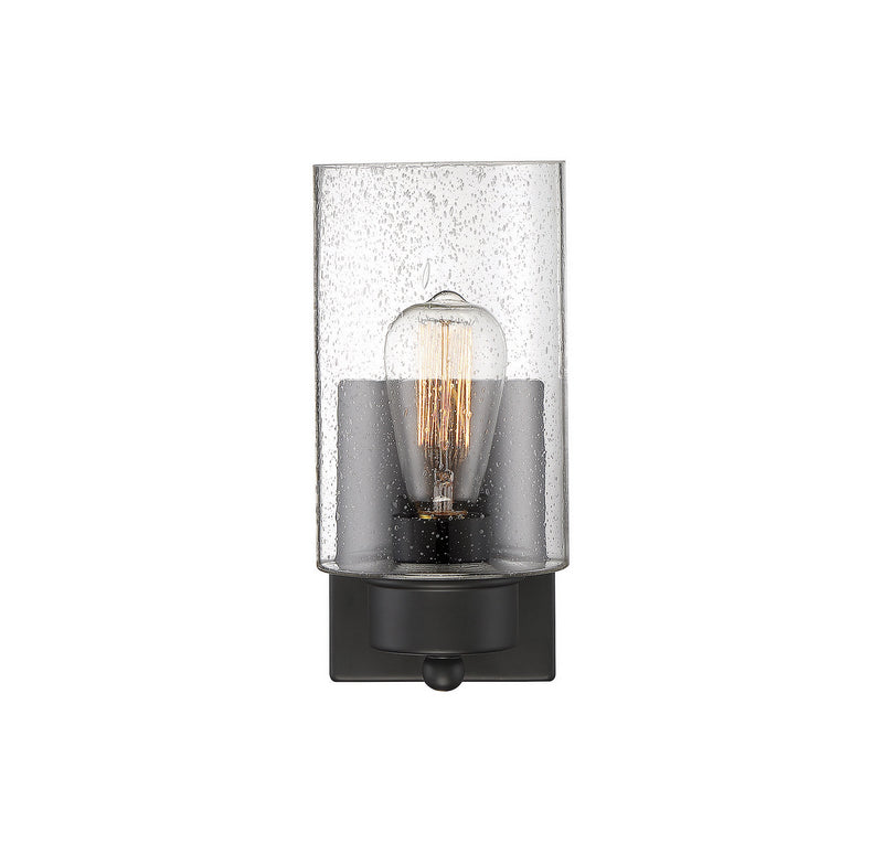 Shoppers Lighting SH90013MBK Brielle One Light Wall Sconce, Matte Black Alternate Image 2.jpg