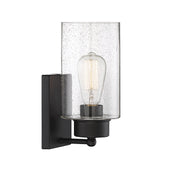 Shoppers Lighting SH90013MBK Brielle One Light Wall Sconce, Matte Black Alternate Image 3.jpg
