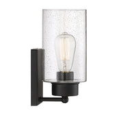 Shoppers Lighting SH90013MBK Brielle One Light Wall Sconce, Matte Black Alternate Image 4.jpg