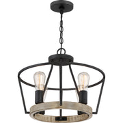 Quoizel BRT2817GK Brockton Four Light Pendant, Grey Ash Alternate Image 3.jpg