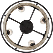 Quoizel BRT2817GK Brockton Four Light Pendant, Grey Ash Alternate Image 4.jpg