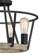 Quoizel BRT2817GK Brockton Four Light Pendant, Grey Ash Alternate Image.jpg