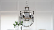 Quoizel BRT2817GK Brockton Four Light Pendant, Grey Ash Alternate Image 8.jpg