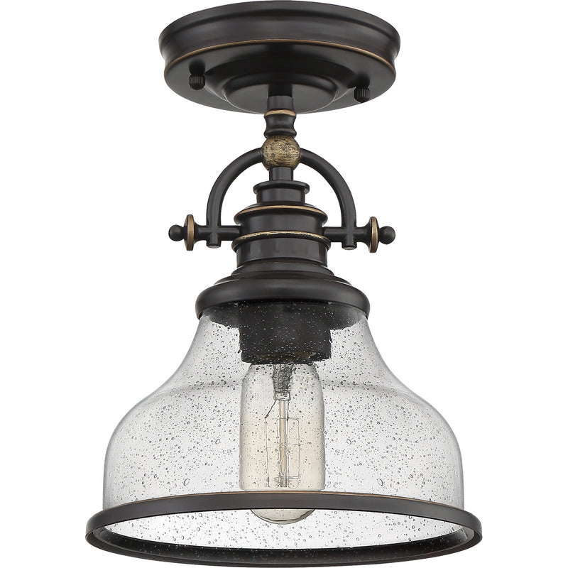Quoizel GRTS1708PN Grant One Light Semi-Flush Mount, Palladian Bronze Alternate Image.jpg