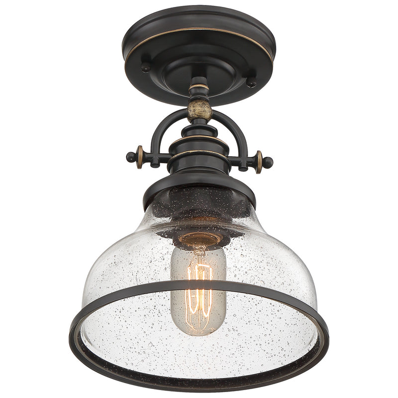 Quoizel GRTS1708PN Grant One Light Semi-Flush Mount, Palladian Bronze Alternate Image 2.jpg