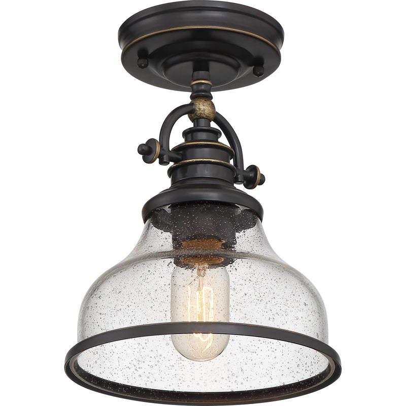 Quoizel GRTS1708PN Grant One Light Semi-Flush Mount, Palladian Bronze Alternate Image 3.jpg