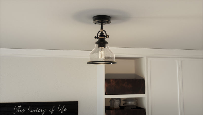 Quoizel GRTS1708PN Grant One Light Semi-Flush Mount, Palladian Bronze Alternate Image.jpg