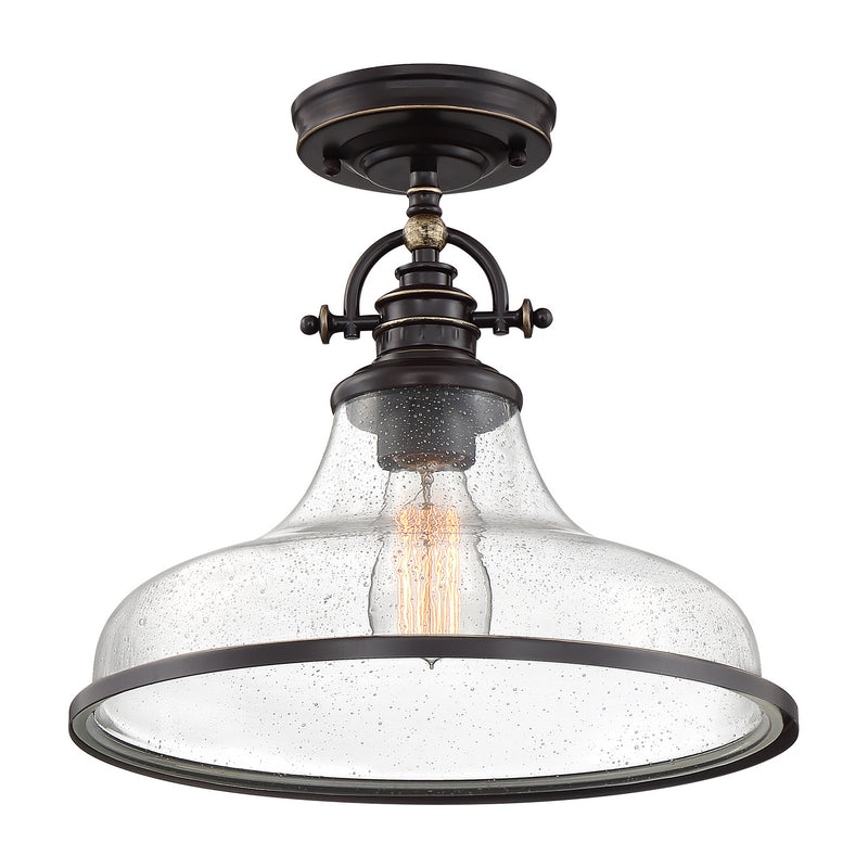 Quoizel GRTS1714PN Grant One Light Semi-Flush Mount, Palladian Bronze Alternate Image 2.jpg