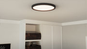 Quoizel OST1715EK Outskirts LED Flush Mount, Earth Black Alternate Image 4.jpg