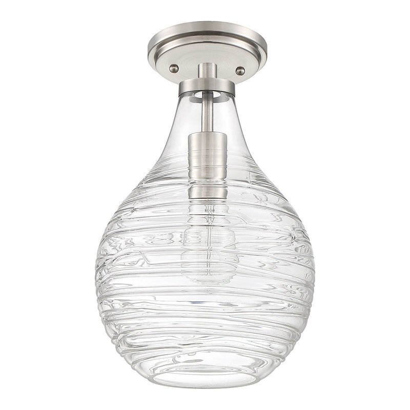 Quoizel QSF4019BN Genie One Light Semi-Flush Mount, Brushed Nickel Alternate Image.jpg