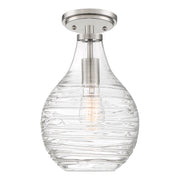 Quoizel QSF4019BN Genie One Light Semi-Flush Mount, Brushed Nickel Alternate Image 2.jpg