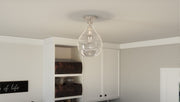 Quoizel QSF4019BN Genie One Light Semi-Flush Mount, Brushed Nickel Alternate Image.jpg