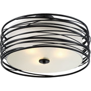 Quoizel SPL1720K Spiral Three Light Semi-Flush Mount, Mystic Black Alternate Image 2.jpg