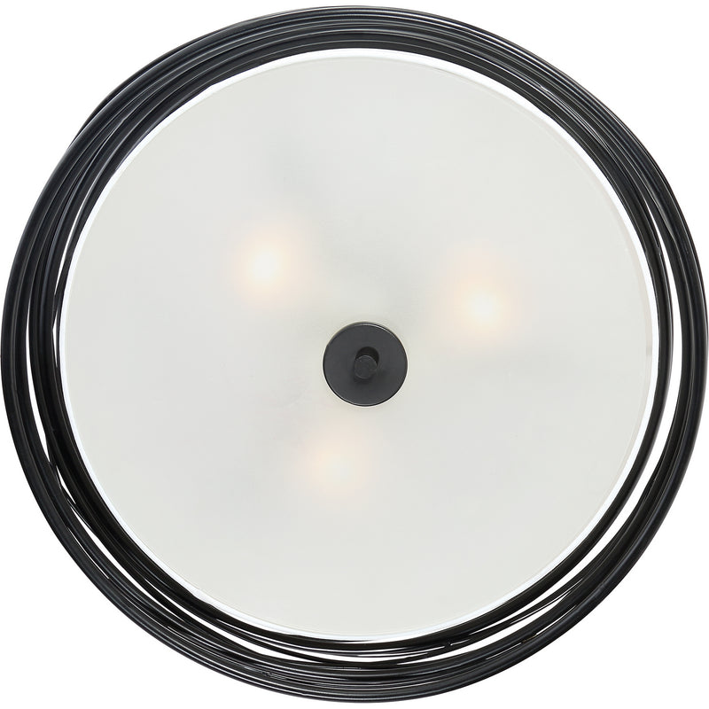 Quoizel SPL1720K Spiral Three Light Semi-Flush Mount, Mystic Black Alternate Image 3.jpg