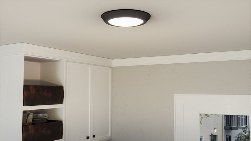 Quoizel VRG1612EK Verge LED Flush Mount, Earth Black Alternate Image 4.jpg
