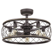 Quoizel RDY3122PN Dury Five Light Fandelier, Palladian Bronze Alternate Image.jpg