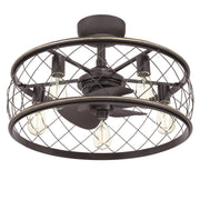 Quoizel RDY3122PN Dury Five Light Fandelier, Palladian Bronze Alternate Image 2.jpg
