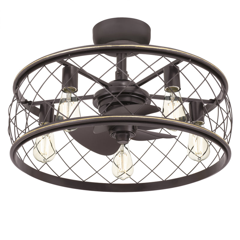 Quoizel RDY3122PN Dury Five Light Fandelier, Palladian Bronze Alternate Image 2.jpg