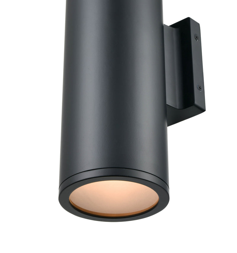 Millennium 8002-MB Vegas Two Light Outdoor Wall Sconce, Matte Black Alternate Image.jpg