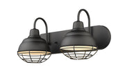 Millennium 5422-MB Neo-Industrial Two Light Vanity, Matte Black Alternate Image 2.jpg
