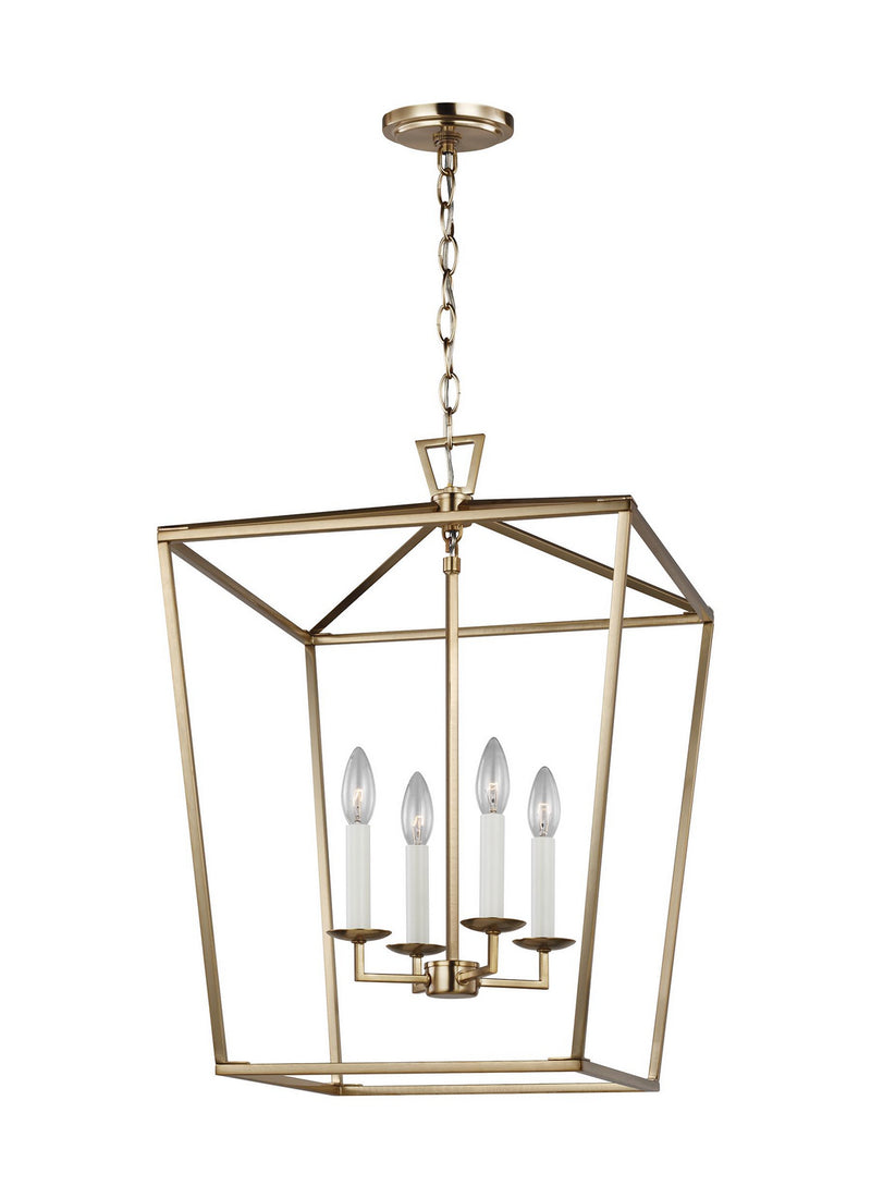 Visual Comfort Studio 5392604EN-848 Dianna Four Light Lantern, Satin Brass Alternate Image.jpg