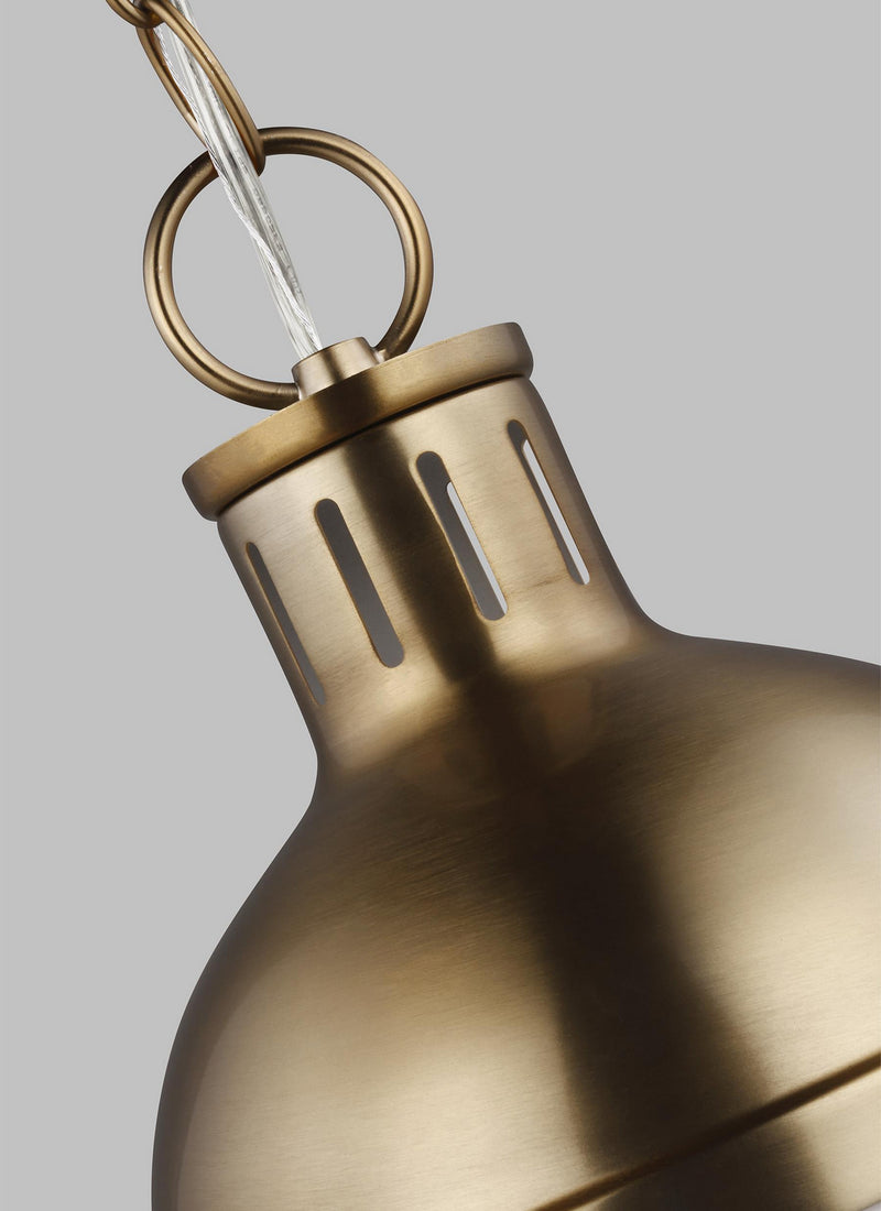 Visual Comfort Studio 6177101EN3-848 Hanks One Light Mini Pendant, Satin Brass Alternate Image 3.jpg