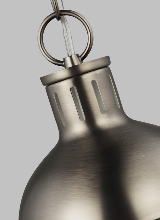 Visual Comfort Studio 6177101EN3-965 Hanks One Light Mini Pendant, Antique Brushed Nickel Alternate Image 2.jpg