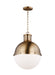 Visual Comfort Studio 6577101EN3-848 Hanks One Light Pendant, Satin Brass Alternate Image.jpg