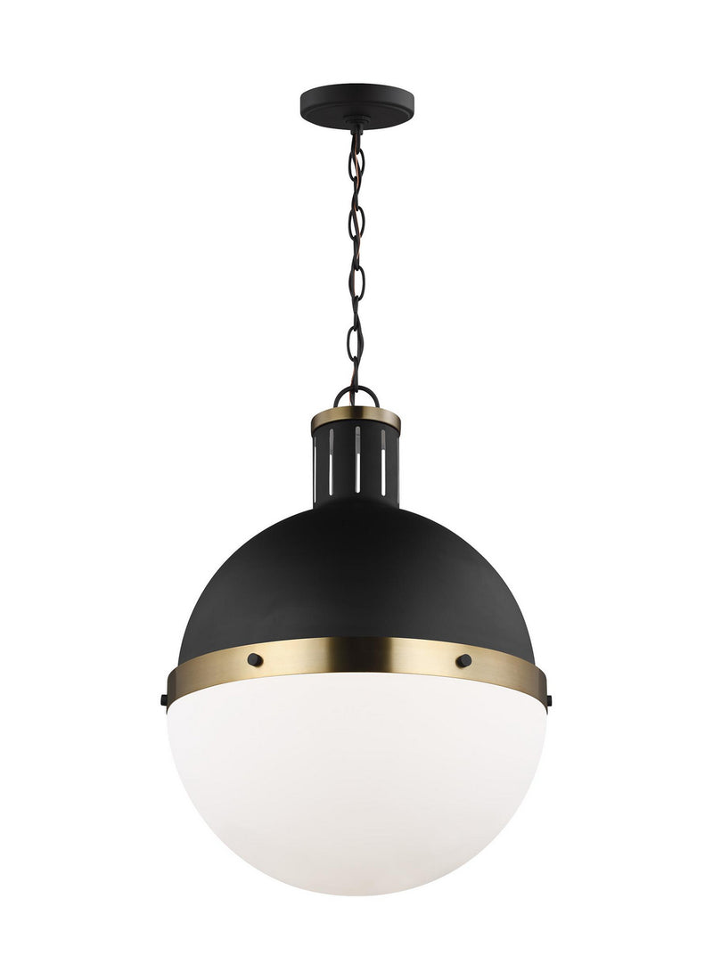 Visual Comfort Studio 6677101EN3-112 Hanks One Light Pendant, Midnight Black Alternate Image.jpg