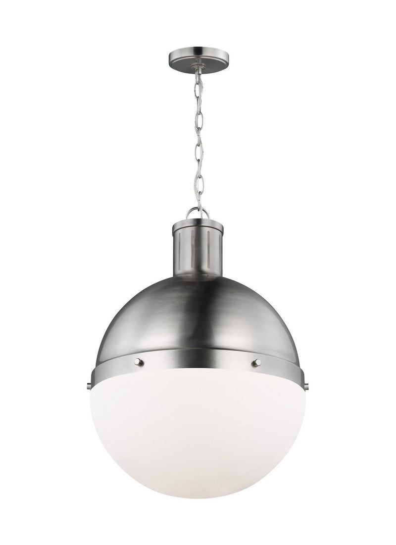 Visual Comfort Studio 6677101EN3-962 Hanks One Light Pendant, Brushed Nickel Alternate Image.jpg